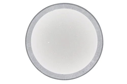 Светильник потолочный LED с пультом LED LAMPS 81075 Natali Kovaltseva белый на 1 лампу, основание белое в стиле хай-тек с пультом фото 4